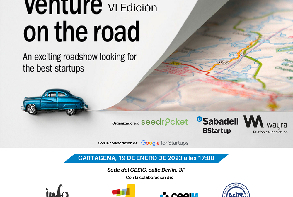Cartagena acoge por primera vez al roadshow Venture on the Road, organizado por Wayra (Telefónica), SeedRocket y BStartup de Banco Sabadell